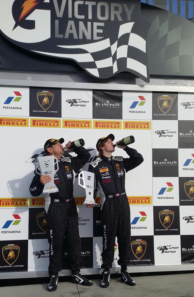 BadLamboRacing's tweet photo. P2 in AM category @WGI @thesupertrofeo @LamboPalmBeach @ParkPlaceRacing @jimnormanmd @JoshNorman9 @P1Groupe http://t.co/inkqQqOmTD