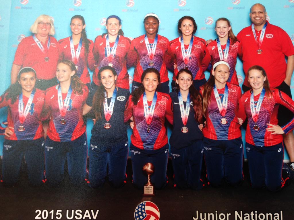OTVAvolleyball's tweet photo. #14Asics take home the bronze at #GJNC in #14Open #NOLA #OVAvb #OVAfamily 💙🏆❤️ http://t.co/L6iPhUL8kX