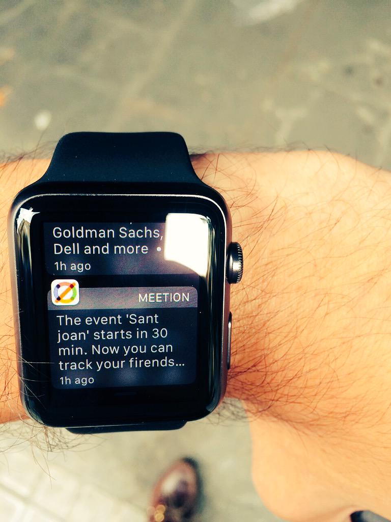 #meetion app is now available for the Watch. 
Download.meetionlab.com
#meet #discover #maps