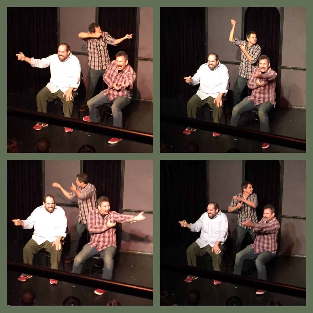 <a href="/Dasariski/">Dasariski</a> hunted cyborgs at their final show of the summer!  <a href="/richtalarico/">Rich Talarico</a> @WeirDassImprov <a href="/Cackowski/">Tomasz Cackowski</a> #hilarious
