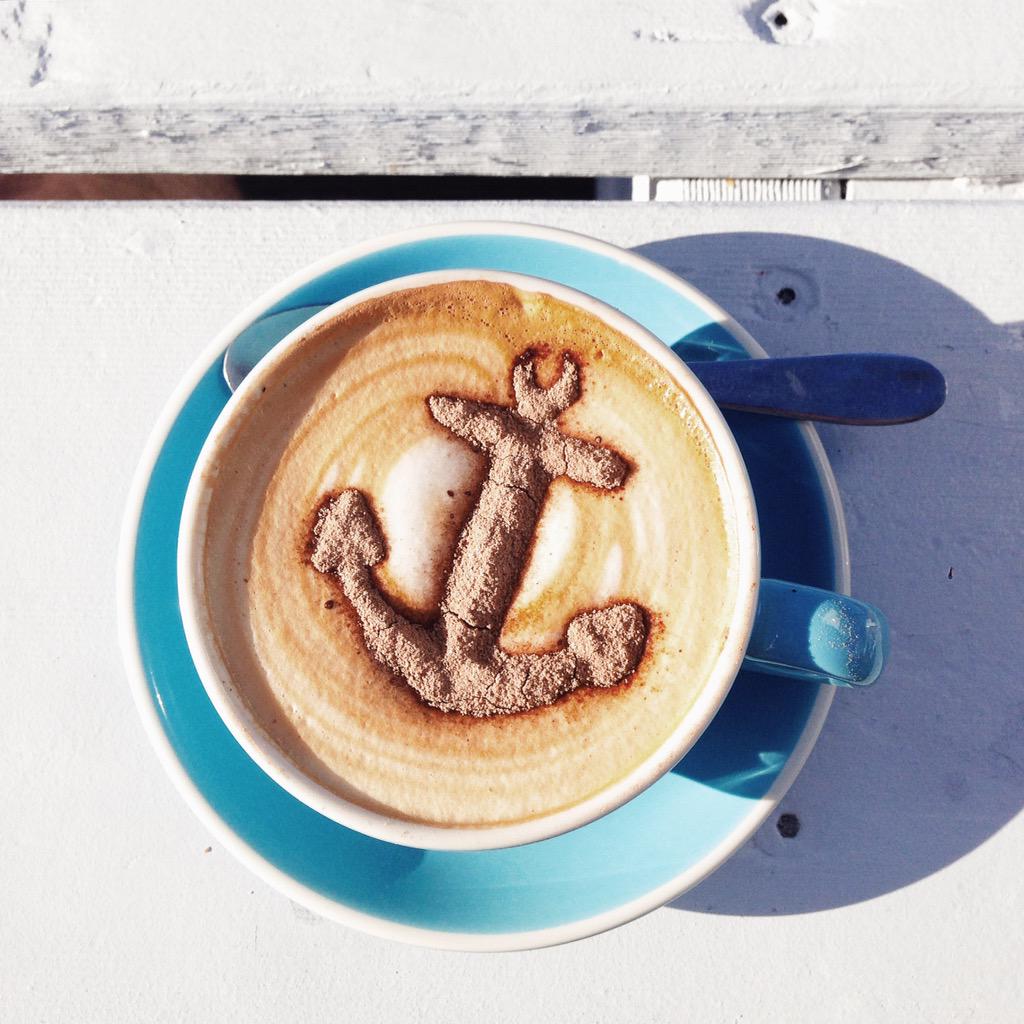 Insideoutng's tweet photo. Inside Out #almondmilk #coffee at Balmoral Boathouse 👊 #drinkinsideout http://t.co/afKKRrjWGY