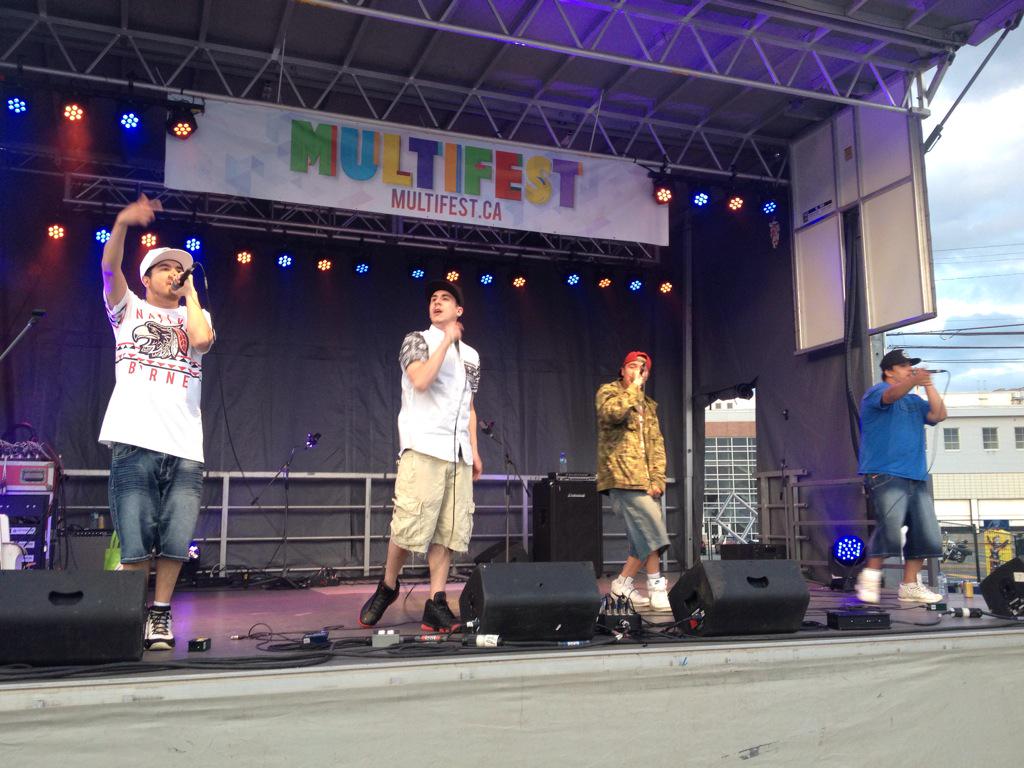 _FanaticMusic's tweet photo. @CityNatives hitting the stage for #Multifest2015 http://t.co/1U03tBjdFe