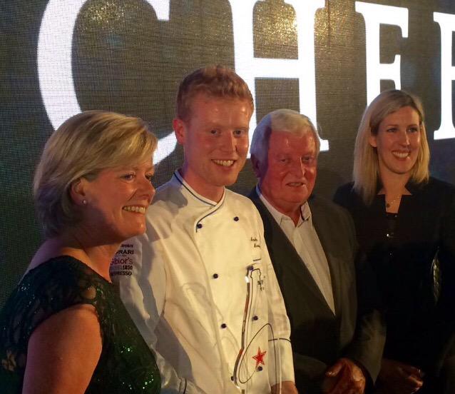 GordonRamsayGRR's tweet photo. A big congratulations to @MarkMoriarty1 winner of #SPYoungChef! We &amp; mentor Clare Smyth are so proud! @restaurant_gr http://t.co/MsuqulRJS0