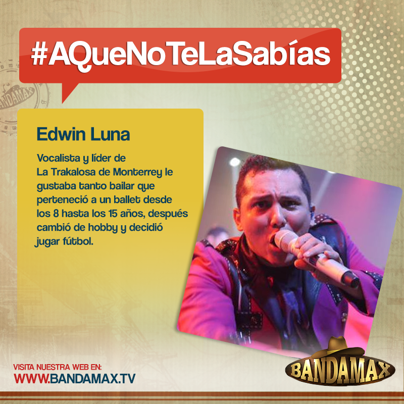 Junng03's tweet photo. "@TvBandamax: #AQueNoTeLaSabías  @bandatrakalosa http://t.co/j4gjcK4Duv"