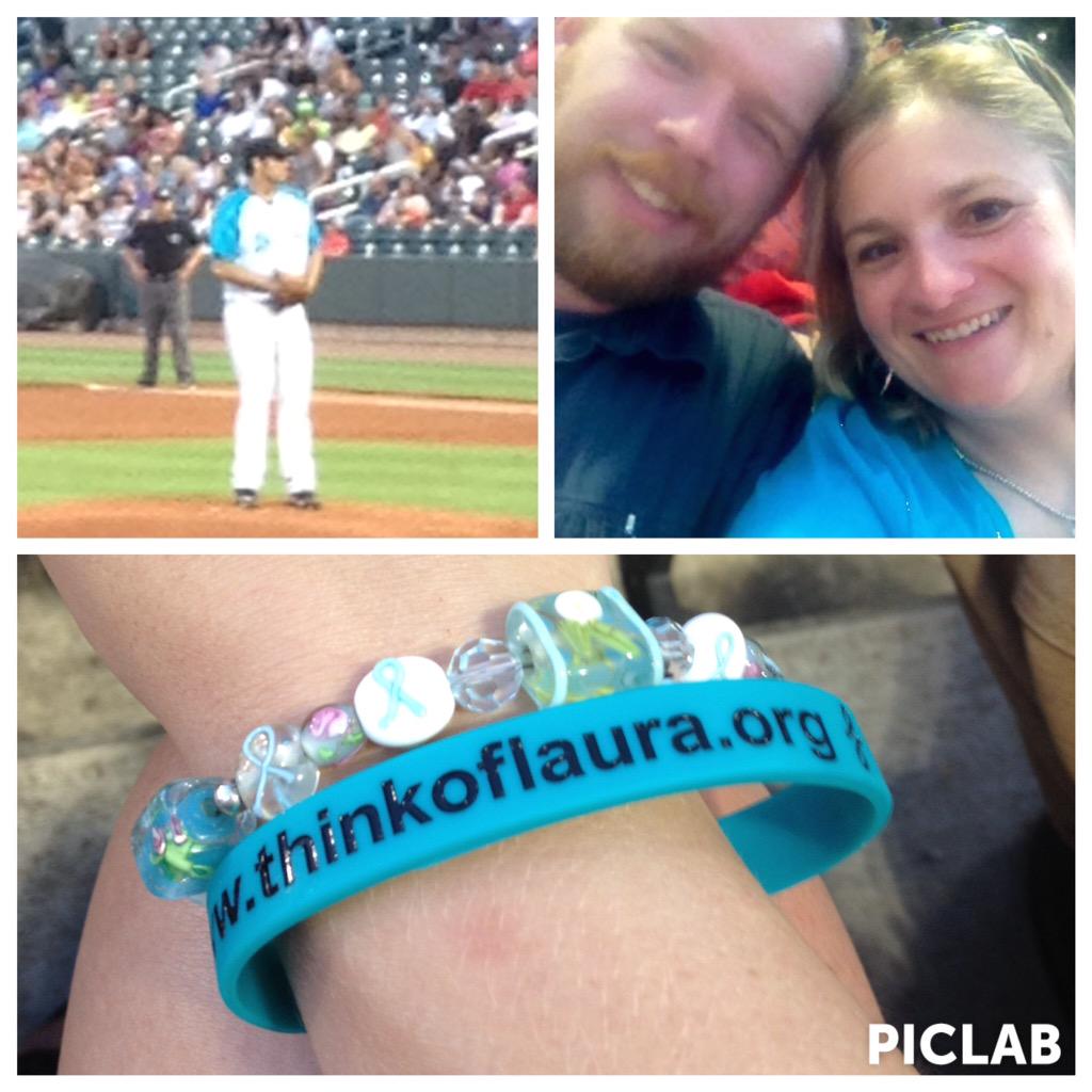 Isaacs_mama's tweet photo. Great date nite watching the @BhamBarons! Thx for supporting Ovarian Cancer Research & symptom awareness #needatest http://t.co/VzyeD0xnW4