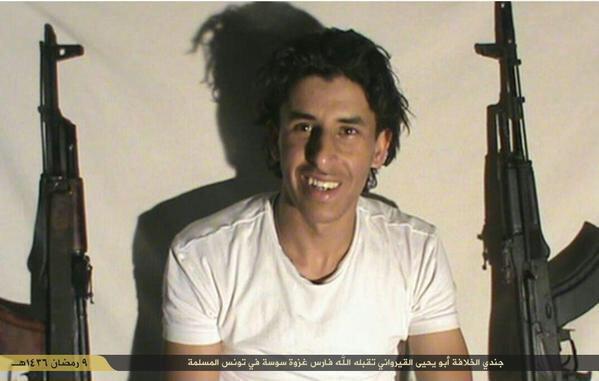 _DavidThomson's tweet photo. L'Etat islamique #EI revendique l'attentat de Sousse avec photo de son auteur Abu Yahya al Kairouani v @RomainCaillet http://t.co/yIHazG2AMP