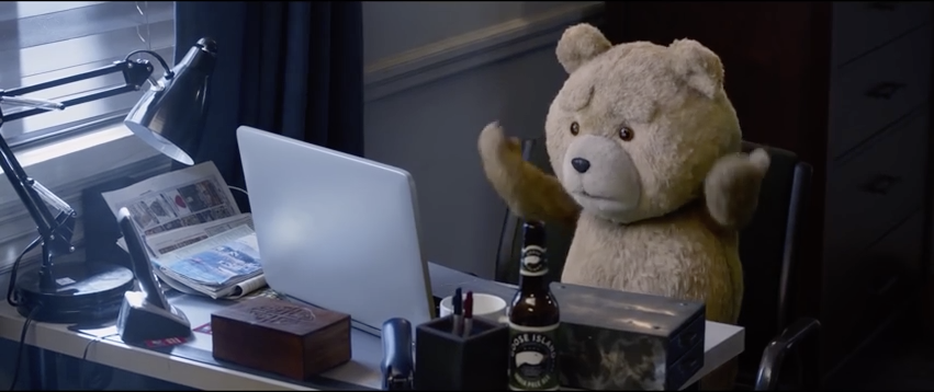 This stuffed bear may make some questionable choices... at least beer isn't one of them. #LegalizeTed