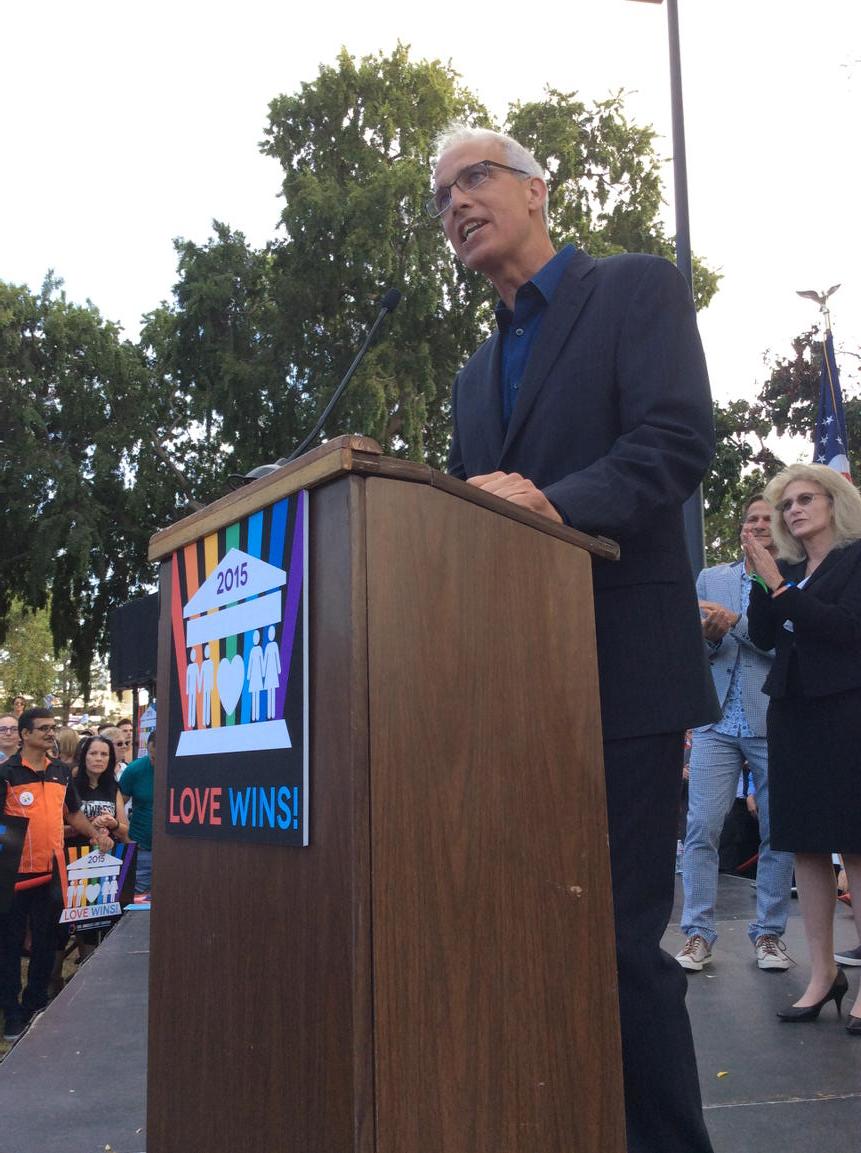 As we celebrate tonight... lets make sure we celebrate a world of human rights @Wehocity Councilmember John Heilman