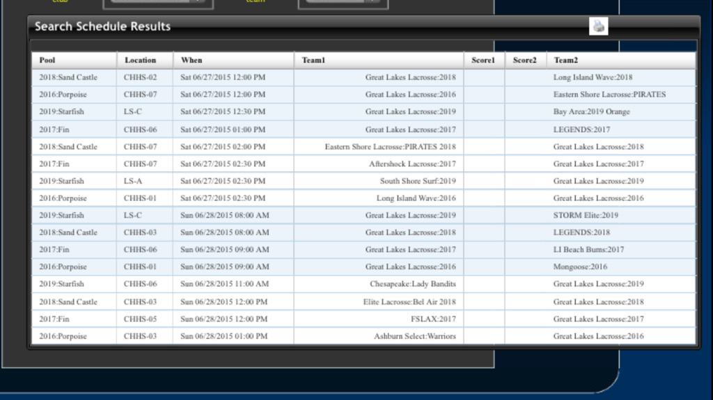 Schedule change!!!! Please check updated schedule as of 10pm Friday evening!