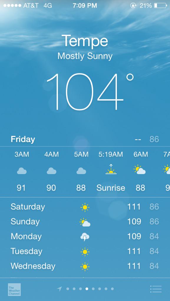 egw131's tweet photo. Just landed in Tempe... #its7pm http://t.co/XHX6AutyYE