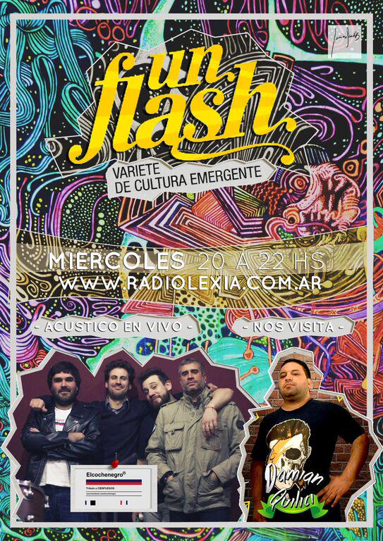 UnFlashVariete's tweet photo. Un Flash. La Varieté de Cultura Emergente.
humor, ficción y musica viva
miercoles 20 a 22hs http://t.co/Drfq5OZUiL http://t.co/8kJLy3CmT5