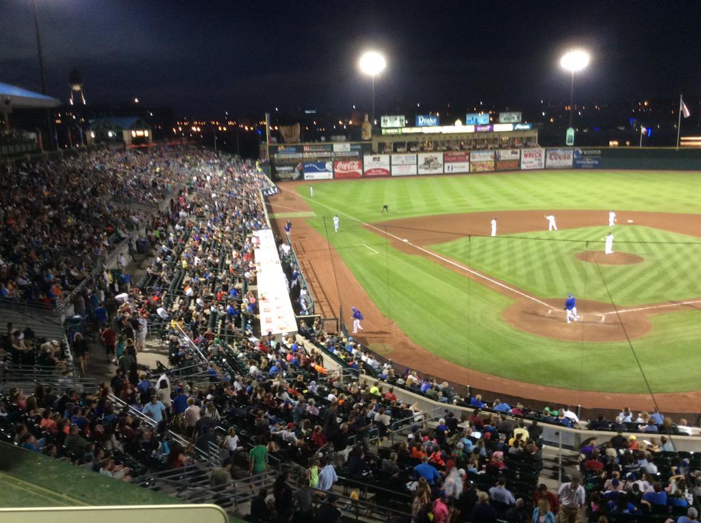 RandyWehofer's tweet photo. Season-high attendance: 14,123 tonight. 6th best all-time at Principal Park. #ThanksCubsFans http://t.co/JplDwx6NaI