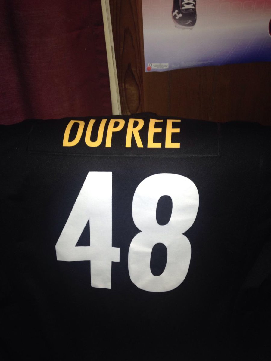 chunk627's tweet image. My newest jersey @Bud_Dupree2