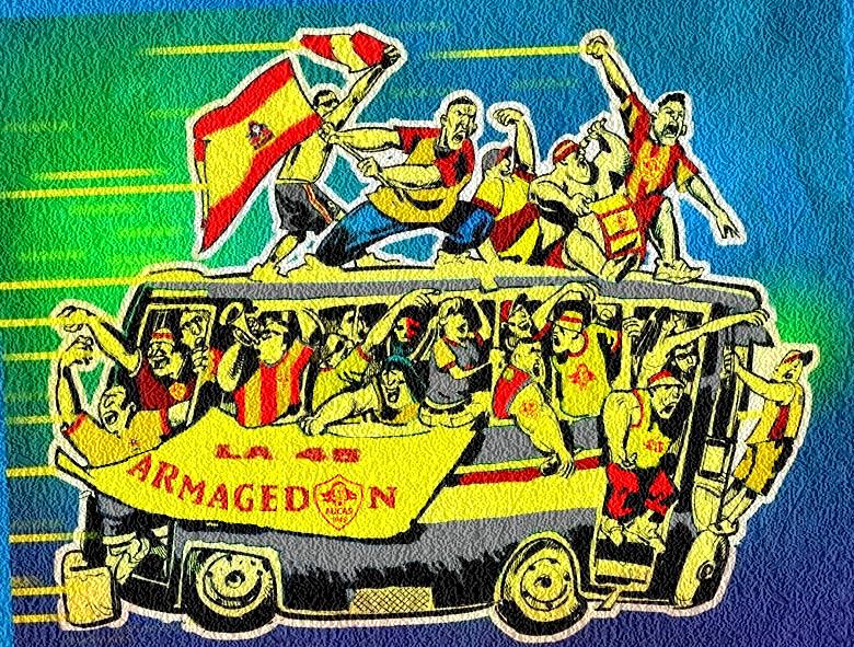 la45armagedon's tweet photo. ARMAGEDON LA-45 INVITA A TODO LA FIEL HINCHADA ORIENTAL  ACOMPAÑAR AL IDOLO EL TOUR ES DE 3.50 INFORMACIÓN 0983543778 http://t.co/sERnzeSXVj