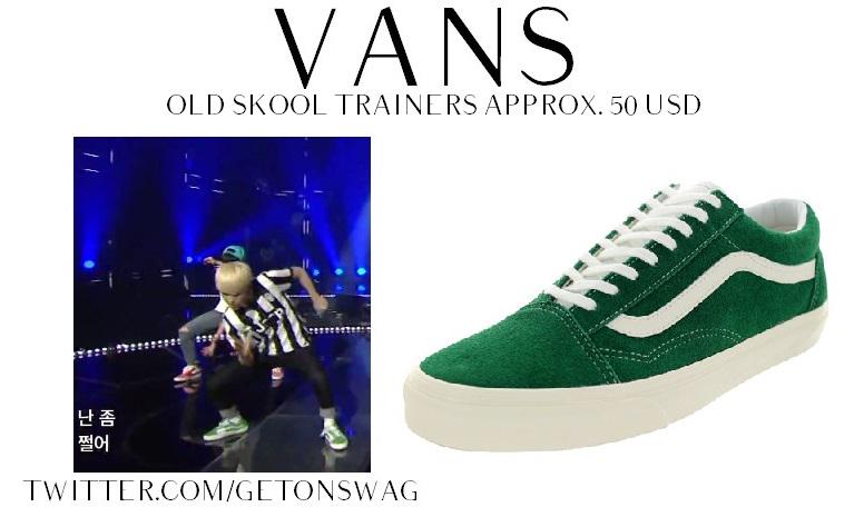 Fabel Kommerciel Bedre Beyond The Style ✼ Alex ✼ on Twitter: "Suga #BTS 150626 MUSIC BANK #SUGA  VANS old skool in green @BTS_twt http://t.co/PXpbTow207" / Twitter