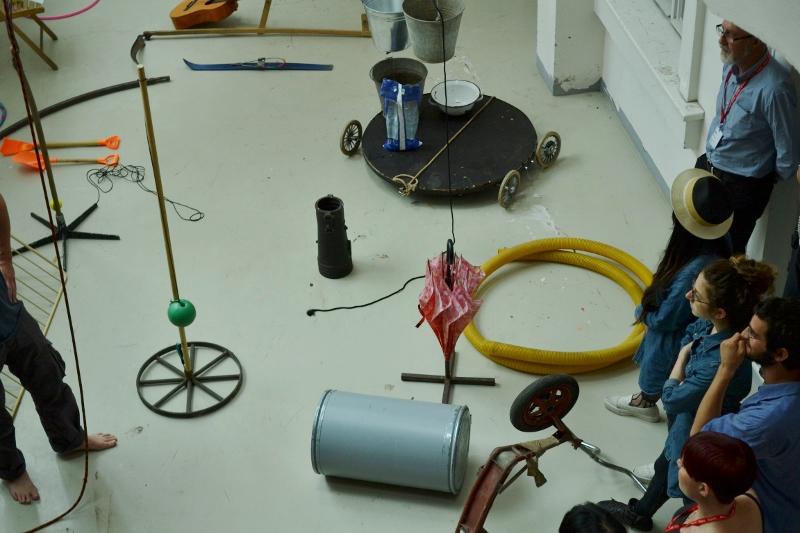 PQspacelab's tweet photo. Workshop 'It worked yesterday...(The Music of Falling Objects)' by Richard Downing is absolutely splendid! http://t.co/QgoTasY5p7