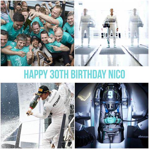 Wishing Nico Rosberg a very happy birthday! 
