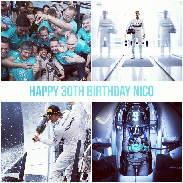 Very Happy 30th Birthday to Nico Rosberg from all of us at MERCEDES AMG PETRONAS! Check out some of our favourite 