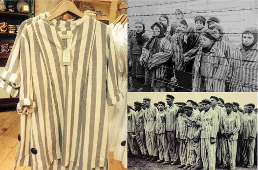 kasolo99's tweet photo. @Anthropologie - Looks like #Holocaust prisoner outfit the #Nazi made us wear. #SantaMonica #anthropologie #Shame http://t.co/2LSD3cpW4X