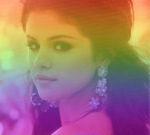 Rainbow hair...rainbow dress...rainbow me! -Throws glitter at the TL- Okay I'm done