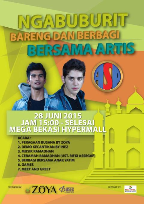 BESOK!! "NGABUBURIT BARENG ARTIS ASP" di Mega Bekasi Hypermall!! akan ada @cemalurhanoff <a href="/TengkuTezy/">Tengku Tezi</a> . Dateng yaahh..