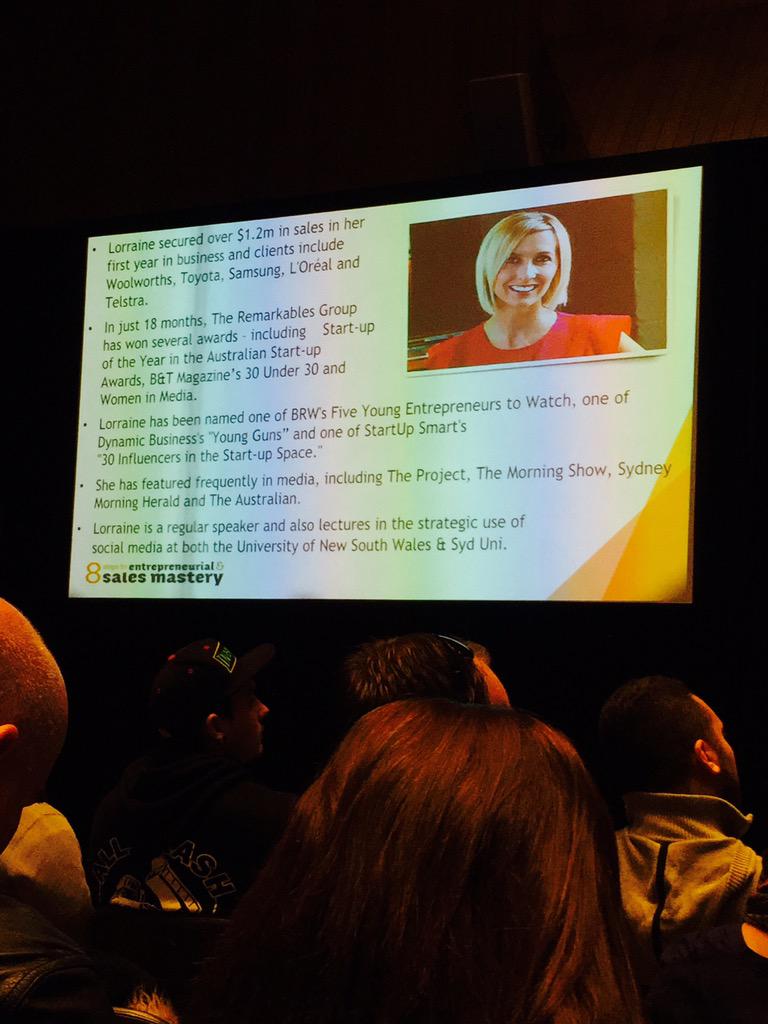HopkinsLawyers's tweet photo. Had the privilege of hearing Lorraine Murphy speak today @entourageoz #8steps15 @lorrainemurphy1 #businesswoman http://t.co/fqpdTcS1dK
