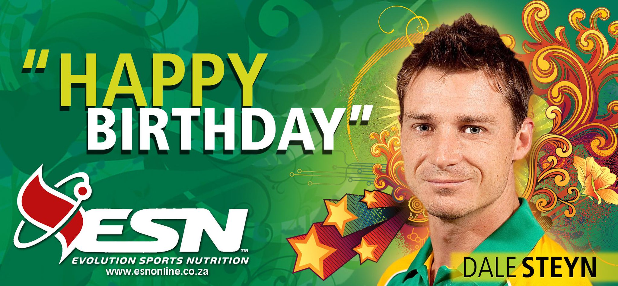 Team ESN wishes Sir Dale Steyn a very Happy Birthday   