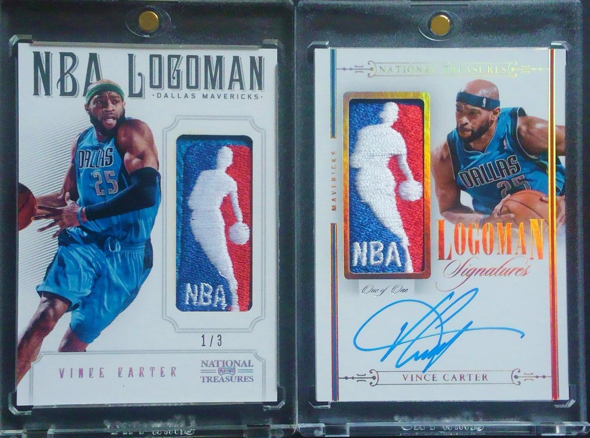 Panini National treasures Vince Carter