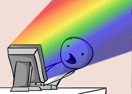 putopao's tweet photo. Opening social media sites be like #LoveWins http://t.co/Tu5yt4sBYm
