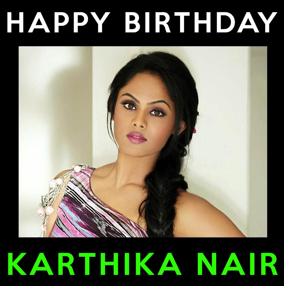 Join with us in wishing actress Karthika Nair, a very happy birthday.. 

 