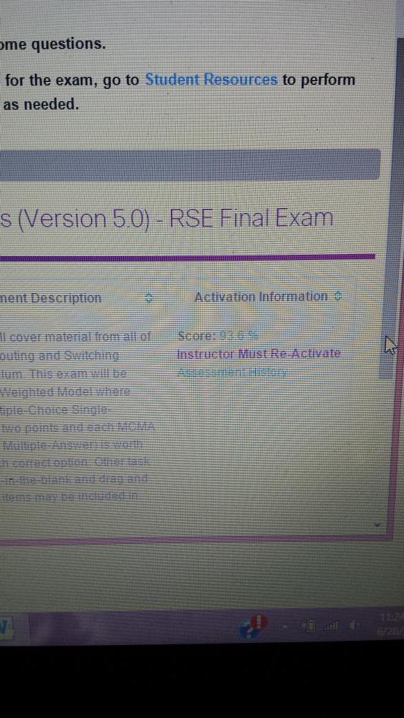 vLAN310's tweet image. #networking routing final exam #NET205 got a 91% @CiscoNetAcad . #CCNA #DedicationToTheCraft #consistent