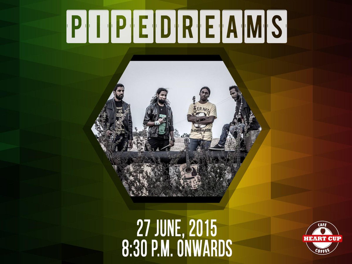 Pipedreams is back at HCC tonight!! Catch them in the cafe, 8:30pm onwards!!