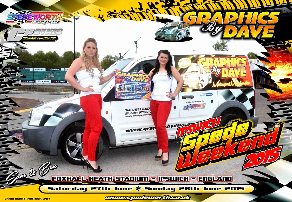 Pop along to the Spedeworth Superstore at #Spedeweekend and see Graphics by Dave for all the official merchandise.