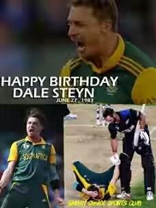 Happy birthday Dale Steyn 