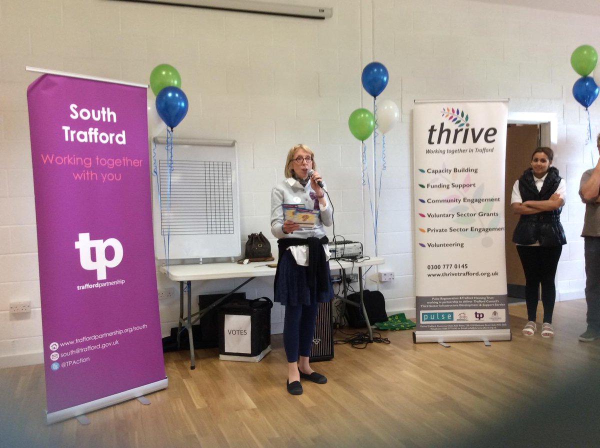 What a great way to end the day! About to announce the successful groups! #Altrincham