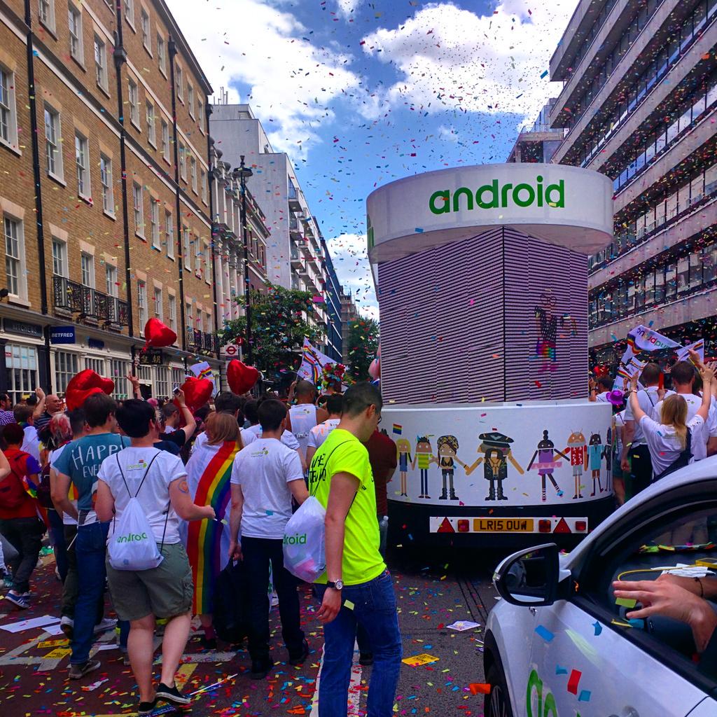 colmog's tweet image. Stewarding at Pride London 2015 #andproud