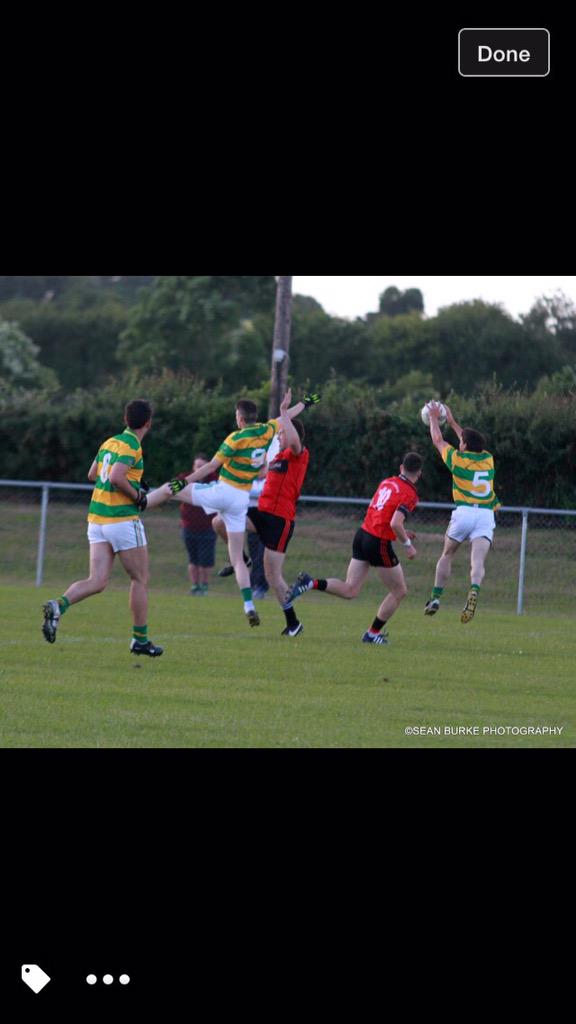 Pat madden stealing the ball and setting up another attack