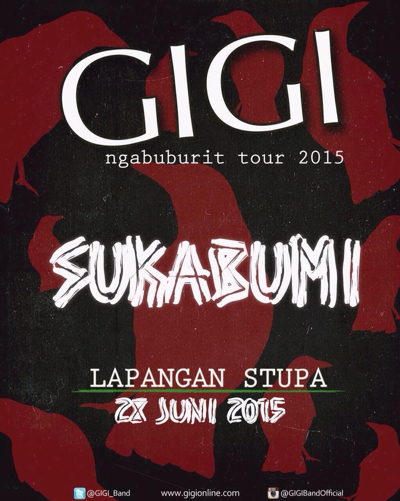 Tour GIGI Ngabuburit selanjutnya di Kota Sukabumi. Besok!! Di Lap.Stupa Sukabumi. Yooo ayoooo siap siaap kaka".. 😊😊