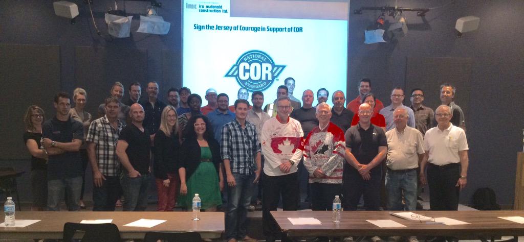 iramcdonald's tweet image. @mysafework delivered an awesome safety message to all @iramcdonald staff yesterday!!  #jerseyofcourage #mysafework