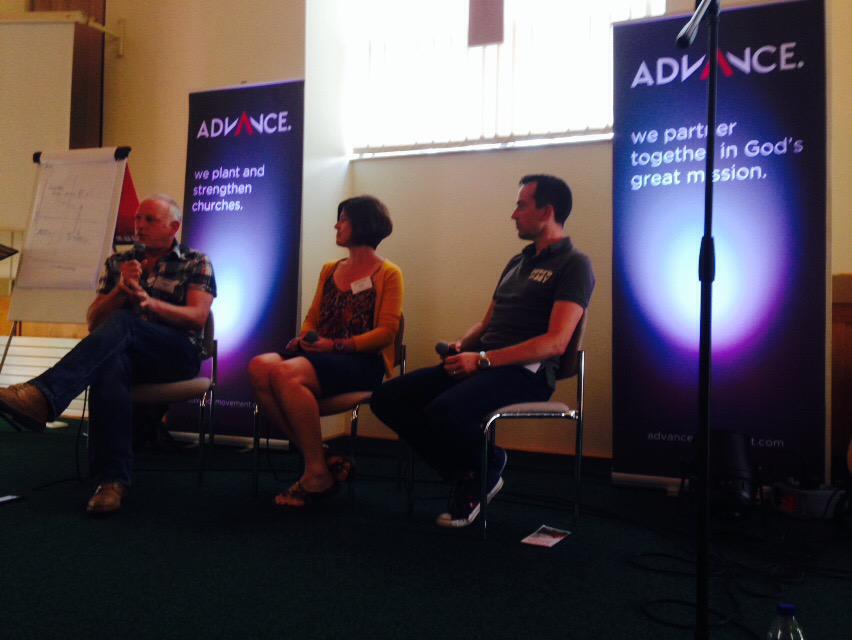 Advance UK leaders day.   Interview with Pete and Nicky cornford   Faith for church planting.