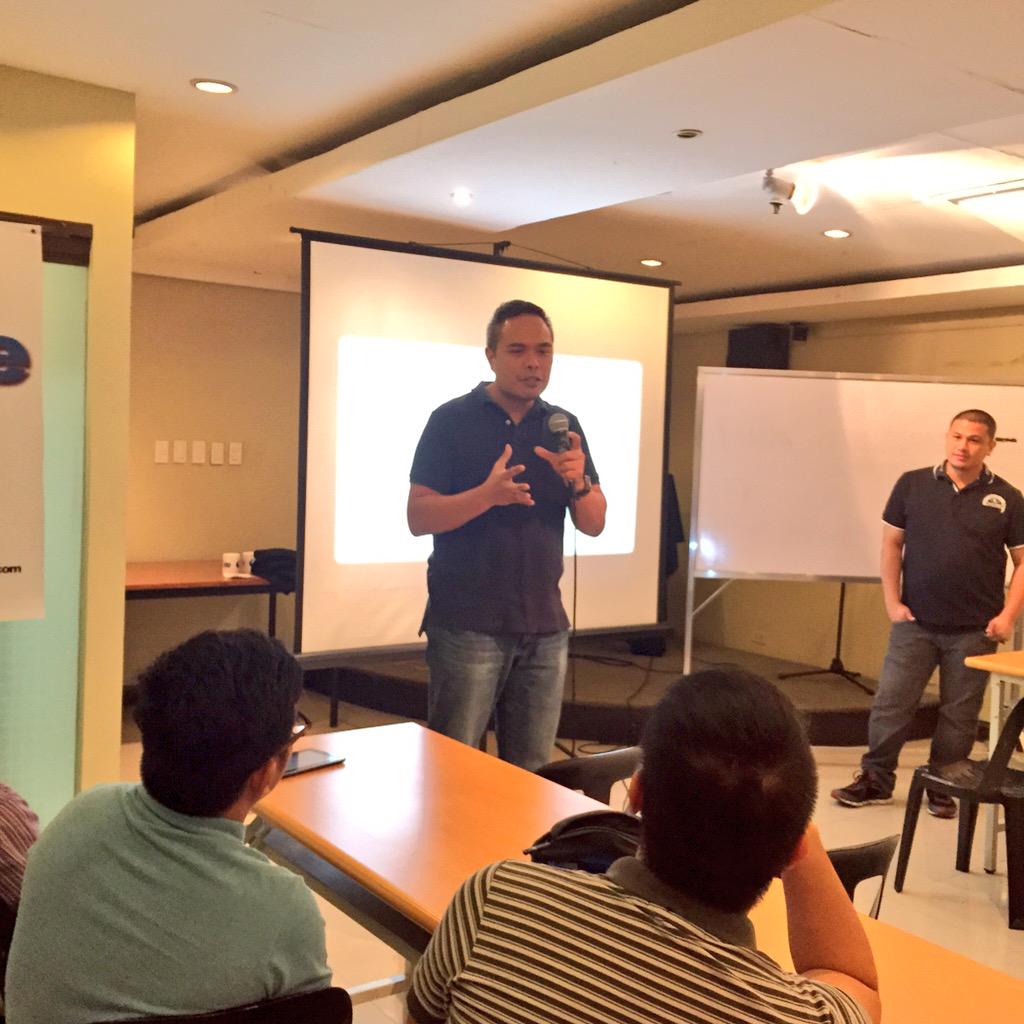 ONEecommerce's tweet photo. Chief of Operations of ONE, Mr. Robert Madamba, giving additional announcements about what's new with One. #beONE http://t.co/Iz4Z8mKMsu