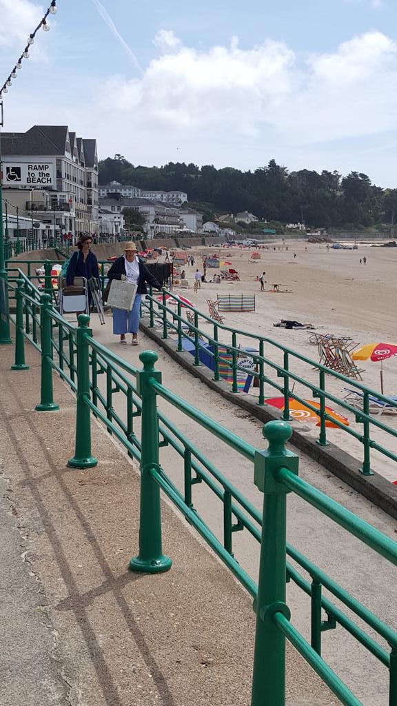 Great flight into Jersey now at St Brelades bay