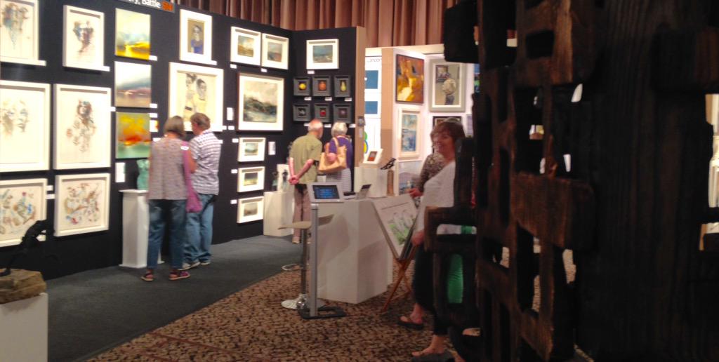 Great work by <a href="/dsalvadorlloyd/">Dion Salvador Lloyd</a> and <a href="/DaniHumberstone/">Dani Humberstone</a> on the <a href="/Saffron_Gallery/">Saffron Gallery</a> stand <a href="/seeartfairtw/">SEE Artists</a> on today and tomorrow