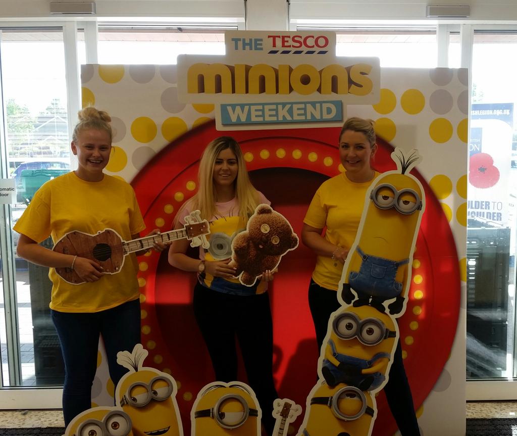Come down and meet our very own Minions in store today and Sunday.
Colouring, competitions and photo ops!!!