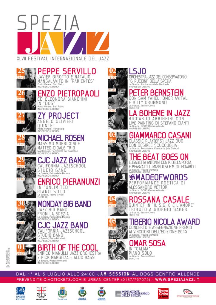 Questa sera #portovenere ore 21.45 ingresso libero angelo Olivieri ZY Project <a href="/SpeziaJazz/">Spezia Jazz Festival</a> <a href="/portoveneregov/">Comune Porto Venere</a> <a href="/prolocopv/">ProLoco Porto Venere</a>