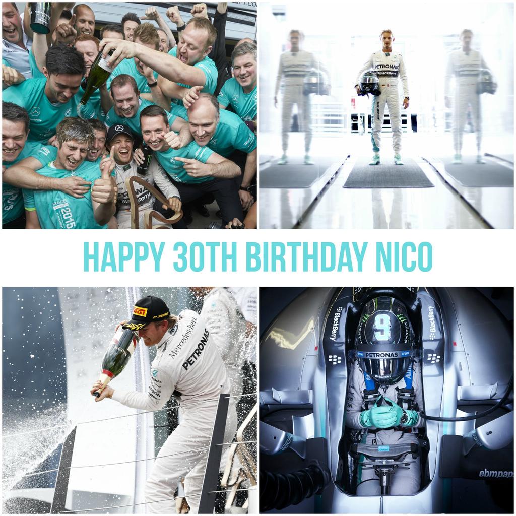 Happy 30th birthday to Nico Rosberg!!     