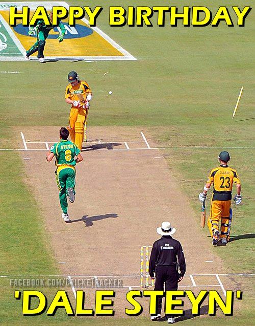 The Best Bowler In Cricket !! Dale Steyn Turns 32 Today !! Wishing him a HAPPY BIRTHDAY !!! 
