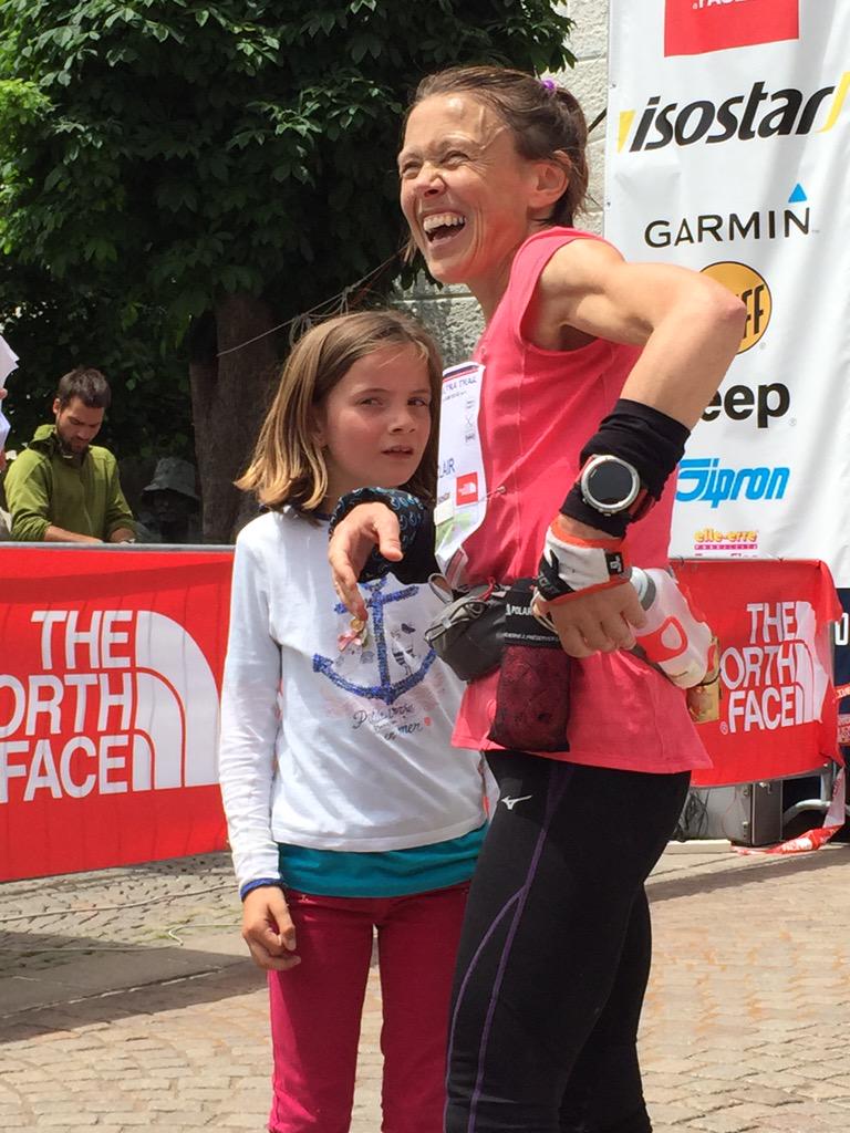 iRunFar's tweet photo. Nathalie Mauclair (@MizunoRunning) takes second at the 2015 TNF Lavaredo Ultra Trail in 14:25. #LUT15 http://t.co/mUOvE8NdVB
