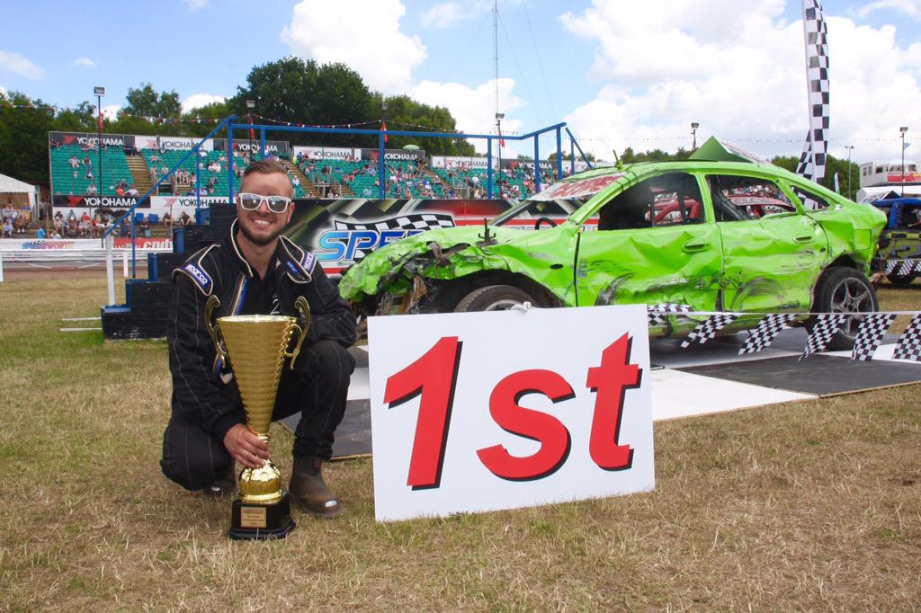 Suffolk Banger Champion #28 Craig Cooper at #spedeweekend