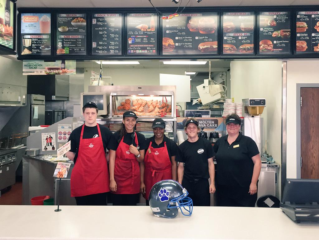SHS_Hounds's tweet photo. Thank you for supporting Statesville Football! Greyhound Supporters Arby's Turnersburg Hwy. #Statesville #Football http://t.co/8zs1AgaUqE
